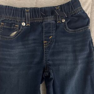 Levi Strauss Dark Wash Elastic Waist Jeans - Navy Blue